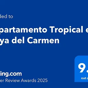 Departamento Tropical En Playa del Carmen